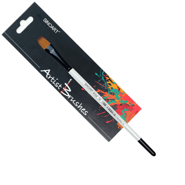 Pincel Chato Artist Curto Sinoart 14