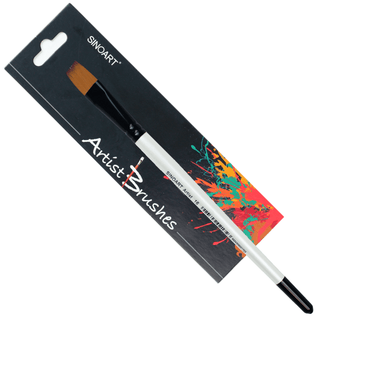 Pincel Chato Artist Curto Sinoart 16