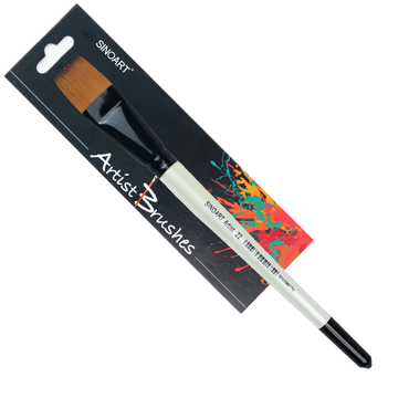 Pincel Chato Artist Curto Sinoart 22
