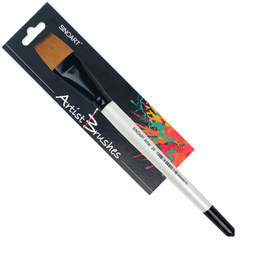 Pincel Chato Artist Curto Sinoart 24