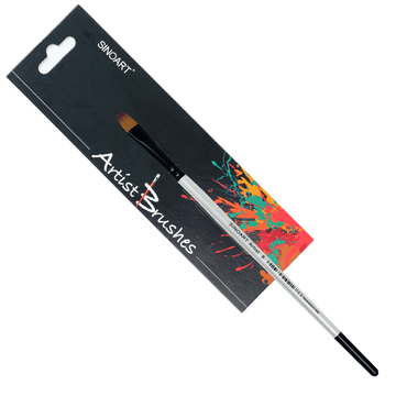 Pincel Chato Artist Curto Sinoart 08