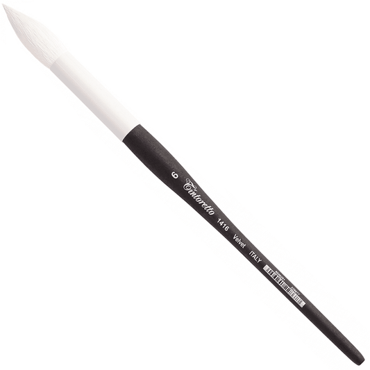 Pincel Aquarela Tintoretto Velvet Sintético Redondo 1416 6