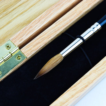 Pincel Winsor & Newton Série 7 Redondo 7 Estojo Madeira