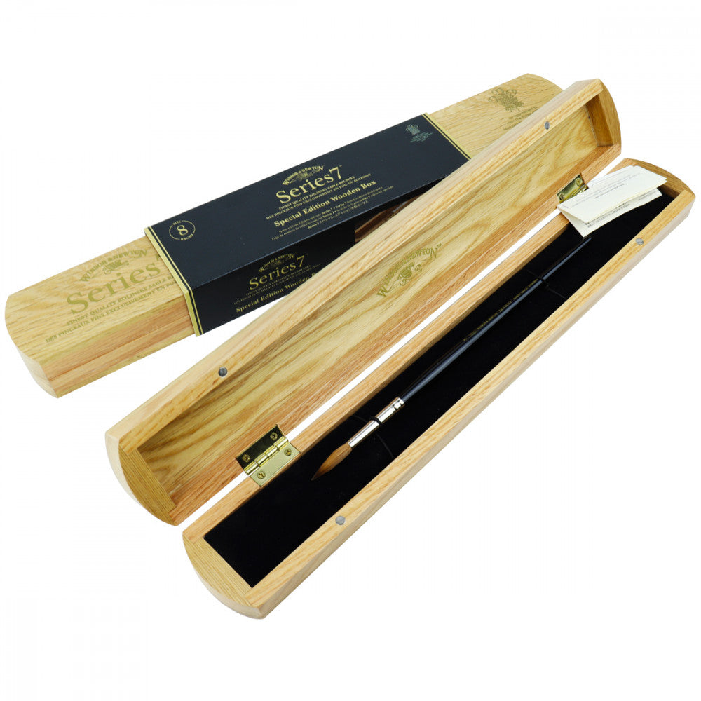 Pincel Winsor & Newton Série 7 Redondo 8 Estojo Madeira