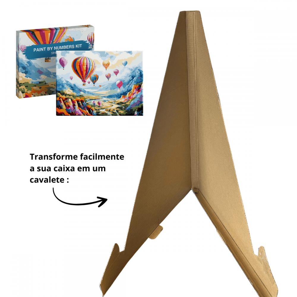 conjunto pintura numerada arte terapia 40x50cm bailarina