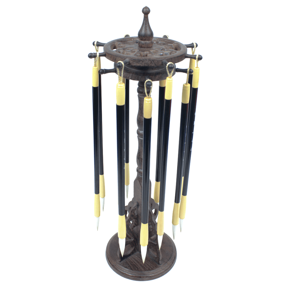 Porta Pincel Oriental de Madeira