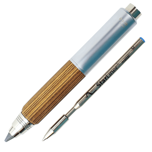 Portaminas 5.6mm E+M Germany Art+Esferográfica Nature Zebrano