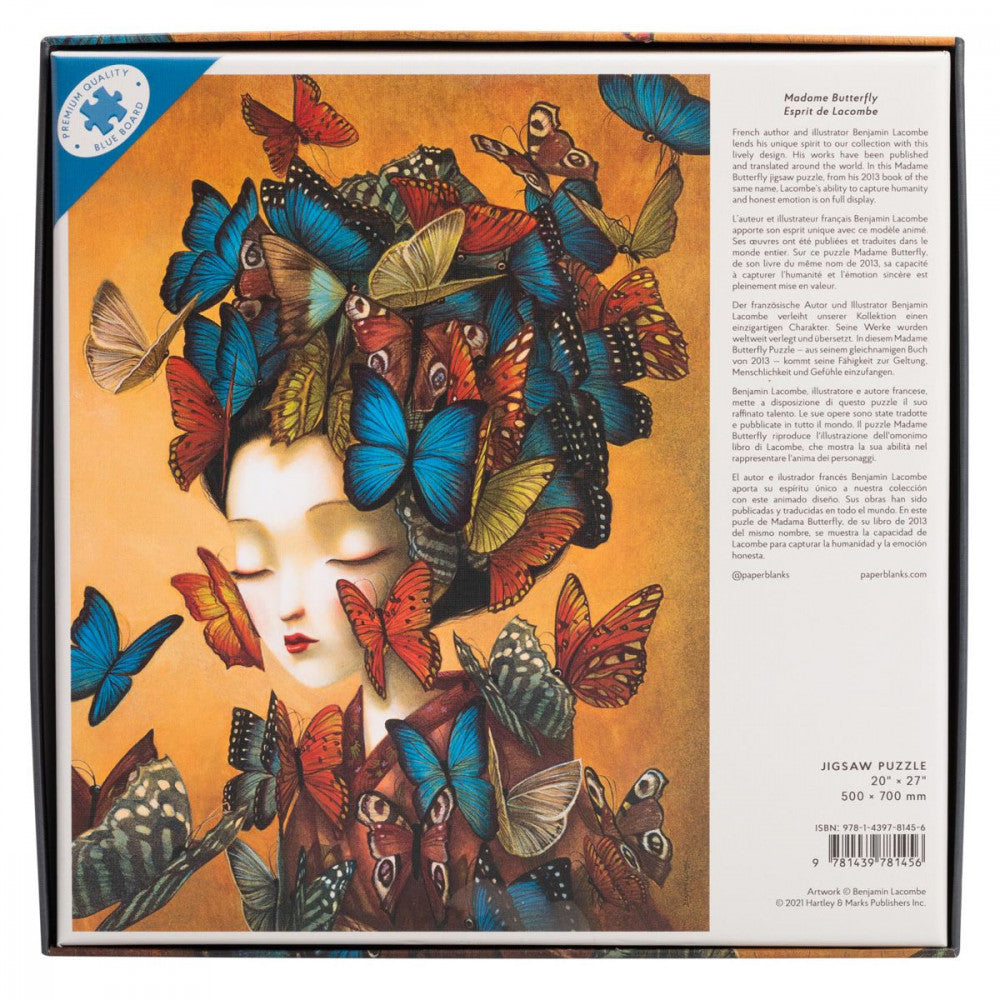 Quebra-Cabeça Paperblanks 1000 Peças Madame Butterfly