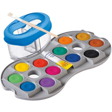 Recipiente de Água Para Aquarela Pelikan Azul