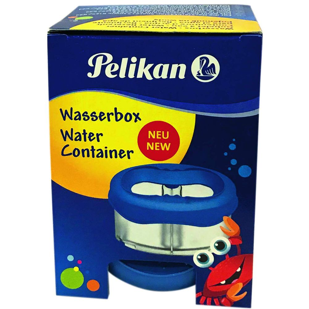 Recipiente de Água Para Aquarela Pelikan Azul