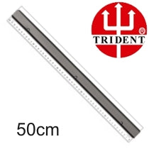 Régua de Corte Para Estilete 50cm Trident