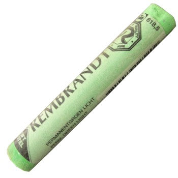 Pastel Seco Rembrandt 618.5 Permanent Green Light
