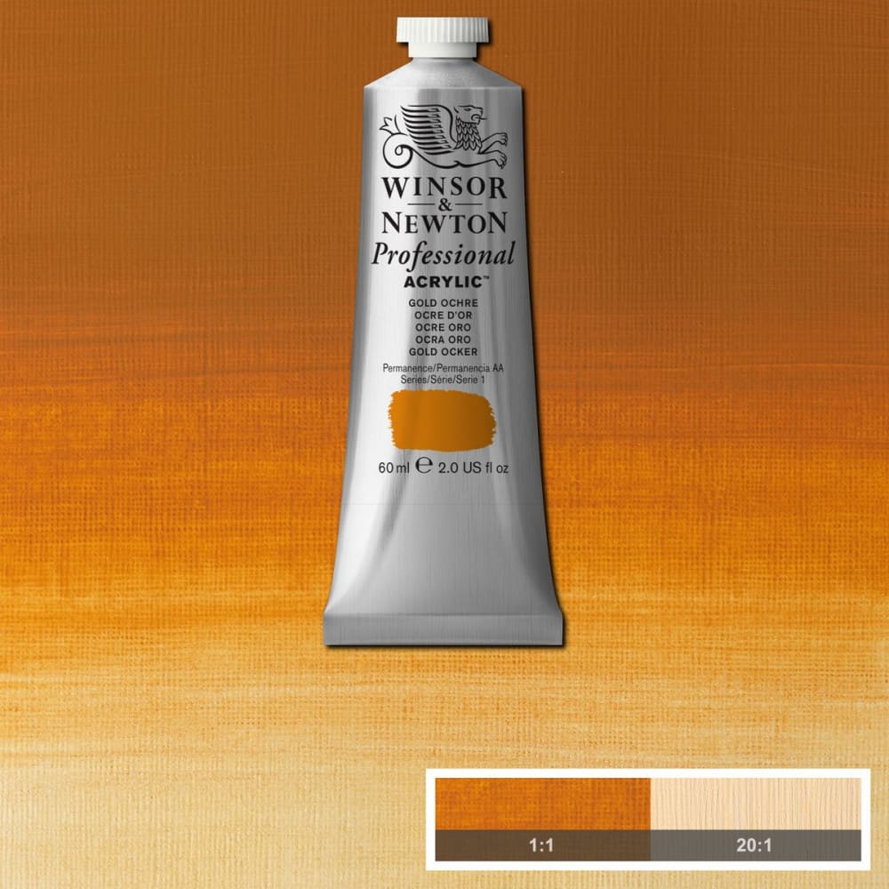 Tinta Acrílica Professional Winsor & Newton 60ml S1 285 Gold Ochre