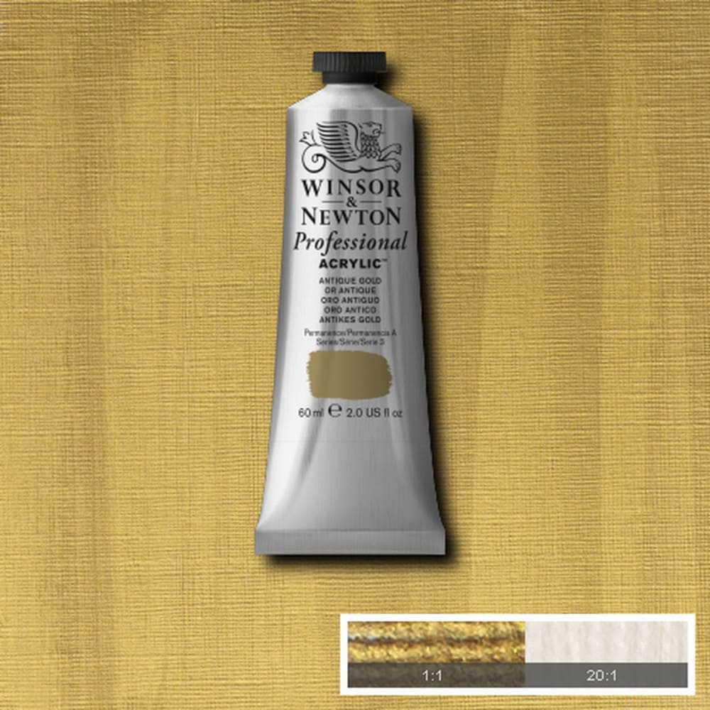 Tinta Acrílica Professional Winsor & Newton 60ml S3 014 Antique Gold