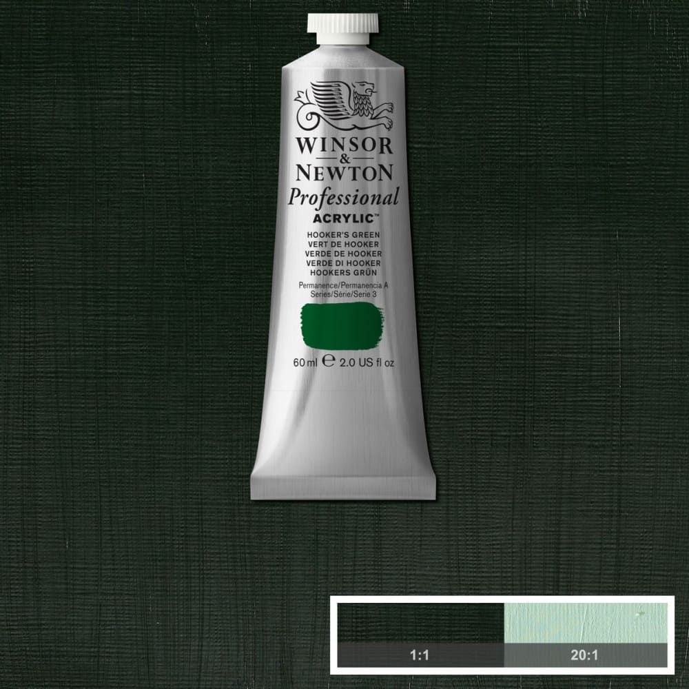 Tinta Acrílica Professional Winsor & Newton 60ml S3 311 Hookers Green