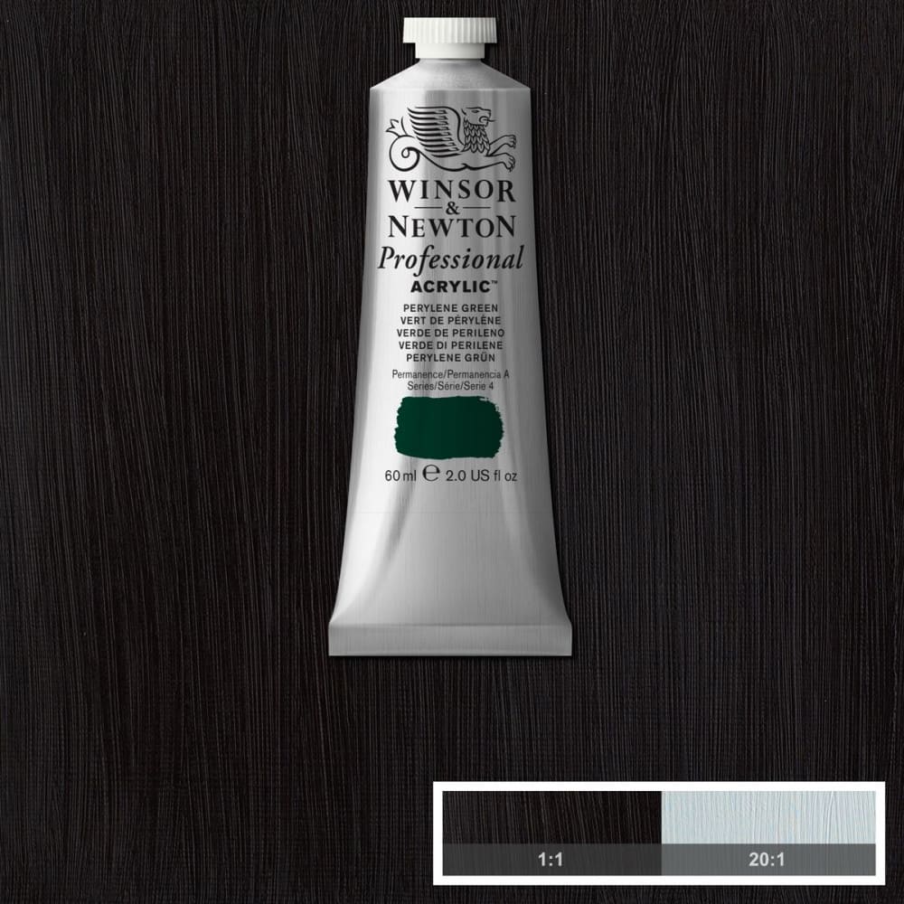 Tinta Acrílica Professional Winsor & Newton 60ml S4 460 Perylene Green