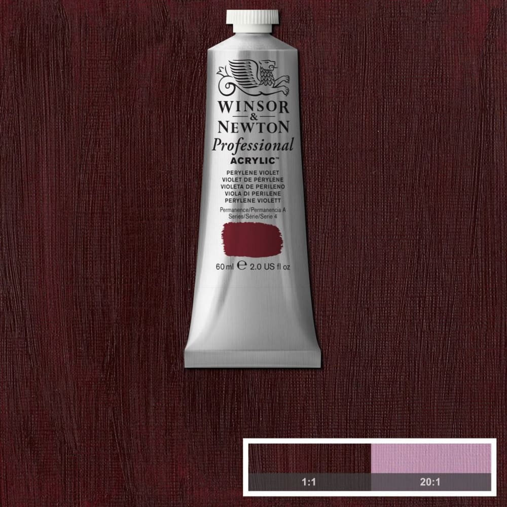 Tinta Acrílica Professional Winsor & Newton 60ml S4 470 Perylene Violet