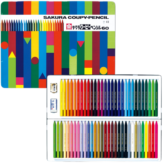 Lápis Integral Coupy Sakura 60 Cores