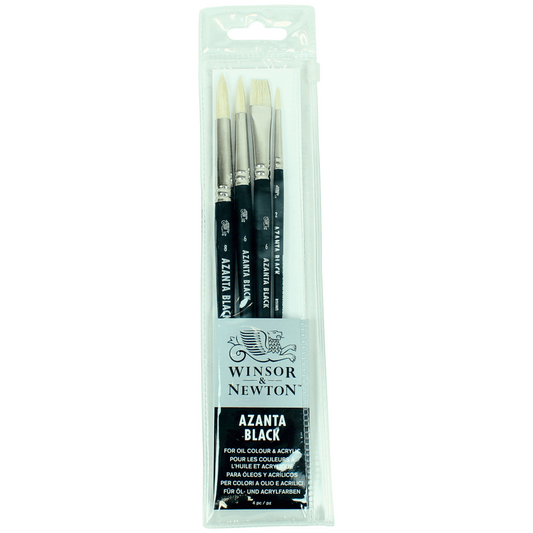Kit Pincéis Winsor & Newton Azanta Black 4 Unidades
