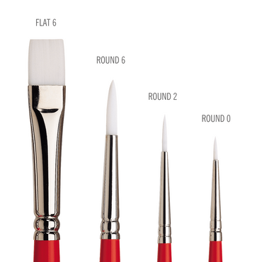 Kit Pincéis Winsor & Newton University 4 Unidades