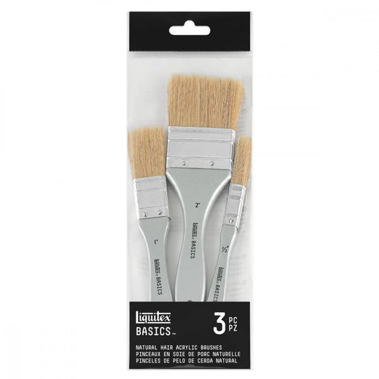 Kit de Trinchas Cerda Natural Liquitex 3 Unidades