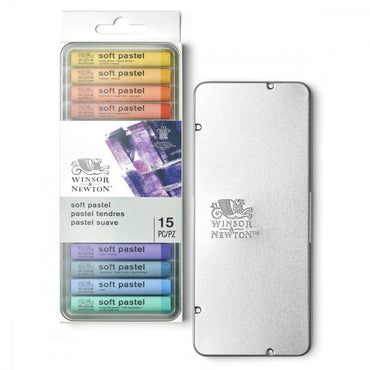 Estojo Pastel Seco Soft Winsor & Newton 15 Cores