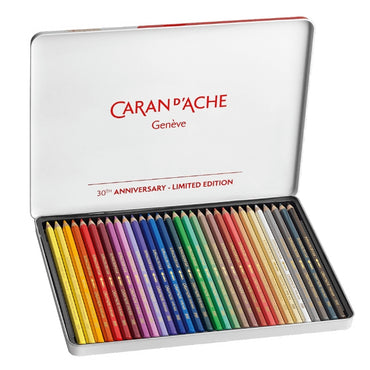 Lápis Aquarelável Supracolor Caran D'Ache 30 Cores EDIÇÃO LIMITADA