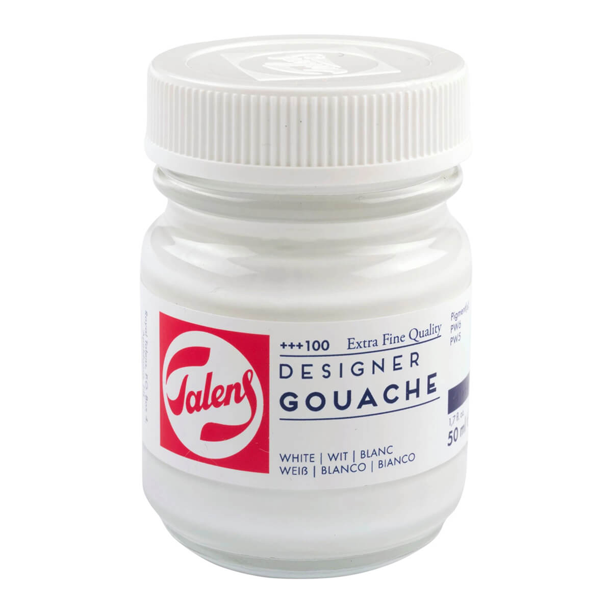 Tinta Guache Para Caligrafia Talens 50ml 100 White