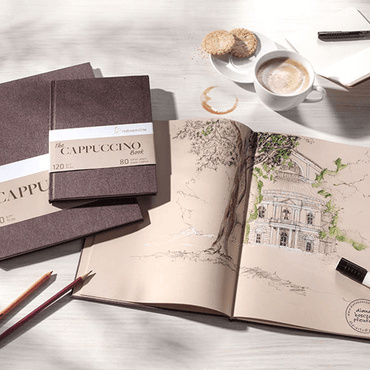 Bloco Papel The Cappuccino Book Hahnemühle A5