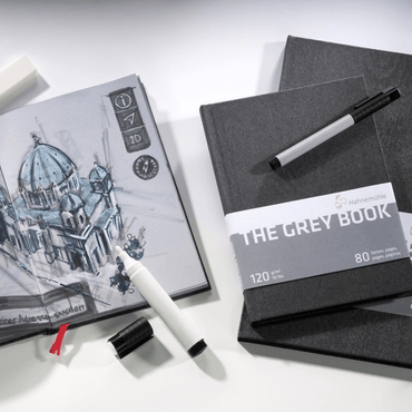 Bloco Papel The Grey Book Hahnemühle A5