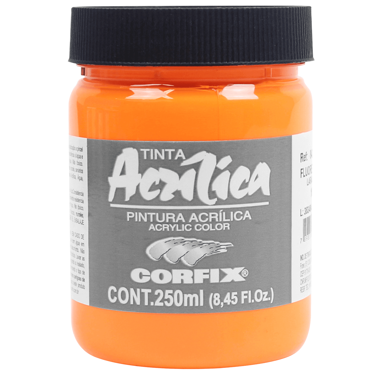 Tinta Acrílica Corfix 250ml Fluorescente