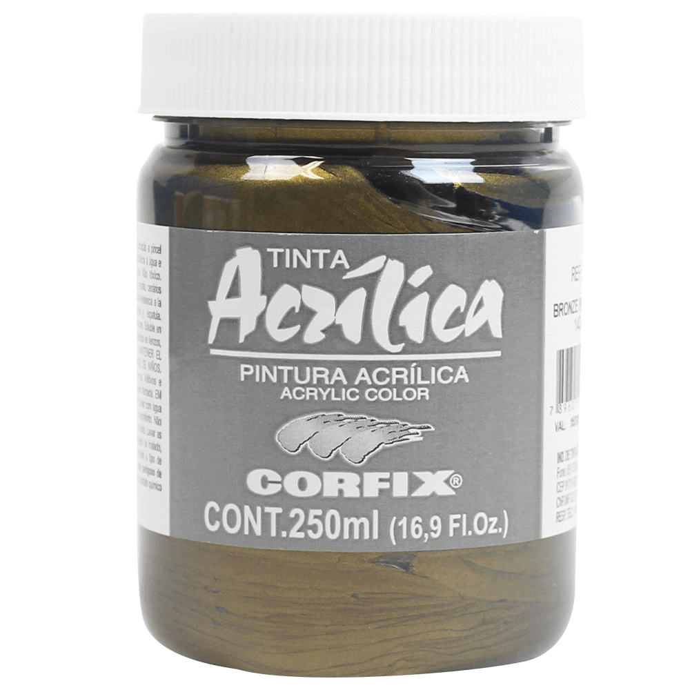 Tinta Acrílica Corfix 250ml Iridescente