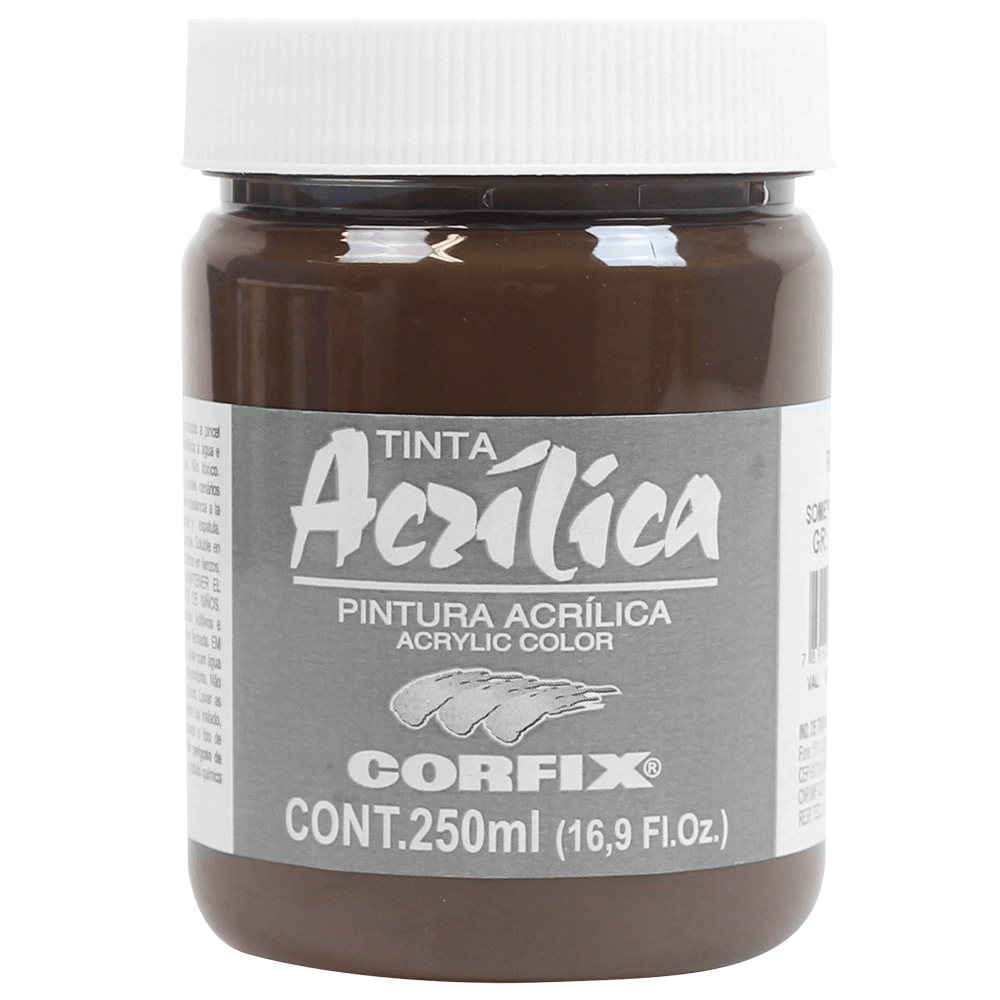 Tinta Acrílica Corfix 250ml 84 Sombra Natural G1