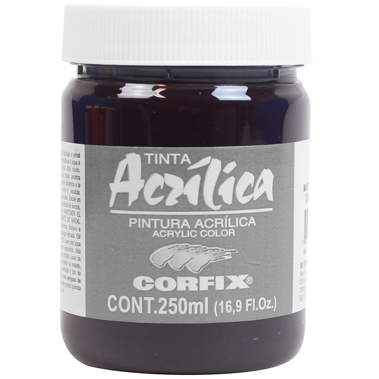 Tinta Acrílica Corfix 250ml 95 Marrom Garança G2