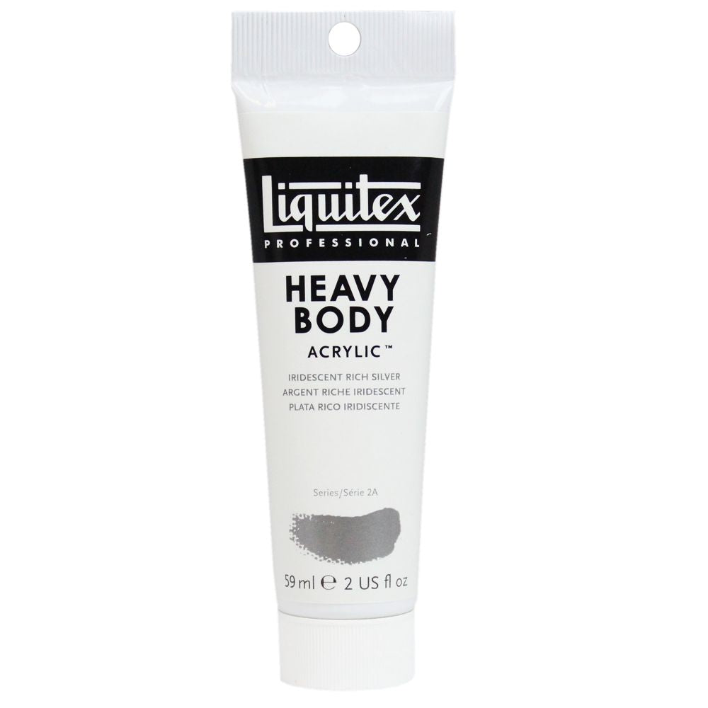 Tinta Acrílica Liquitex Heavy Body 239 Rich Silver 59ml