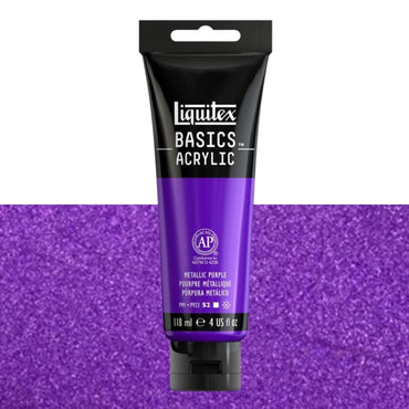 Tinta Acrílica Liquitex Basics 118ml Tom Metálico