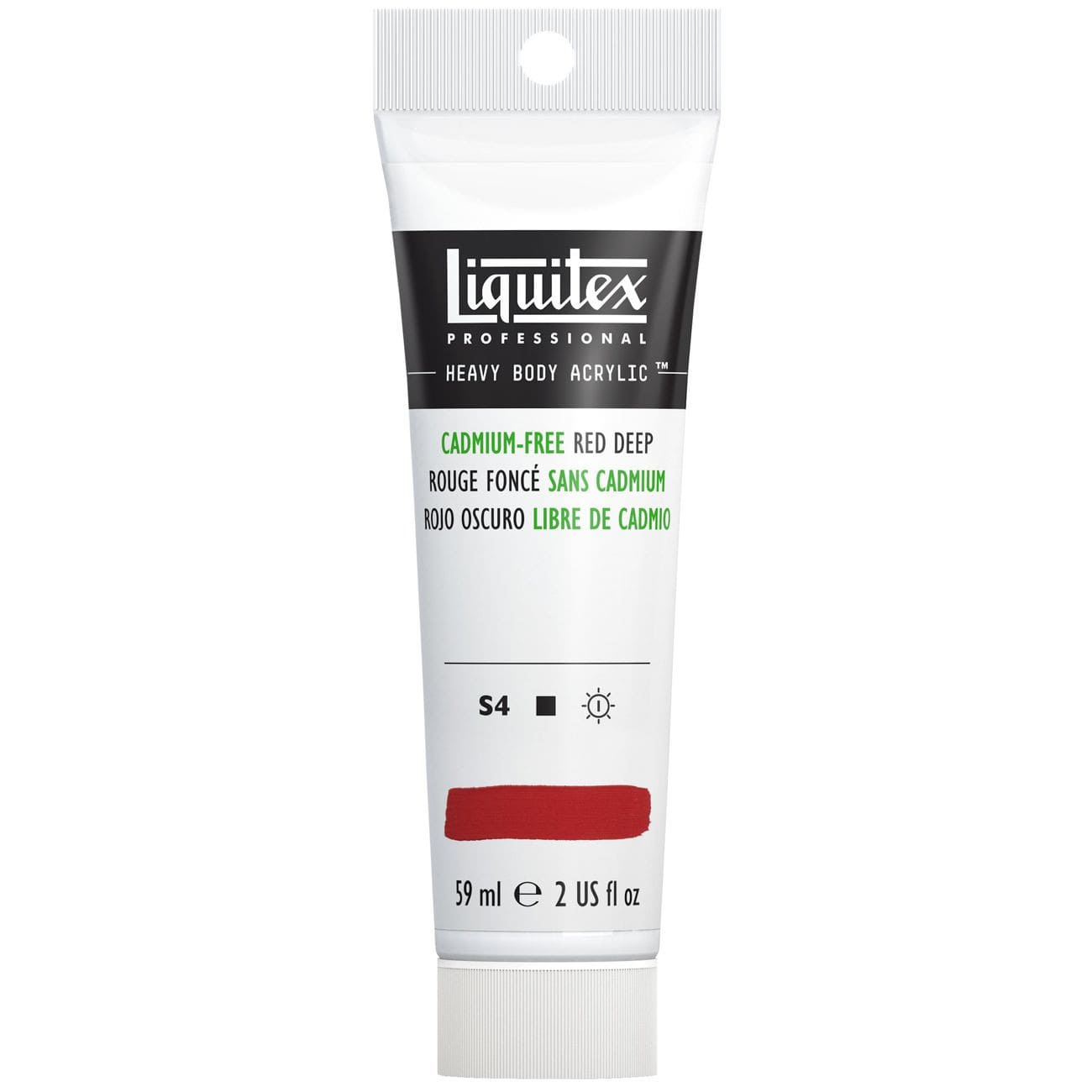 Tinta Acrílica Liquitex Heavy Body S5 895 Cadmium Free Red Deep 59ml