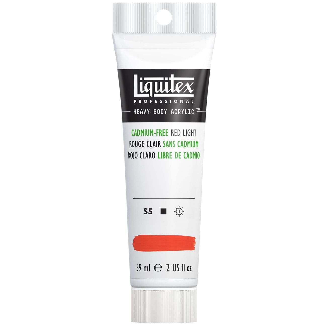 Tinta Acrílica Liquitex Heavy Body S5 893 Cadmium Free Red Light 59ml