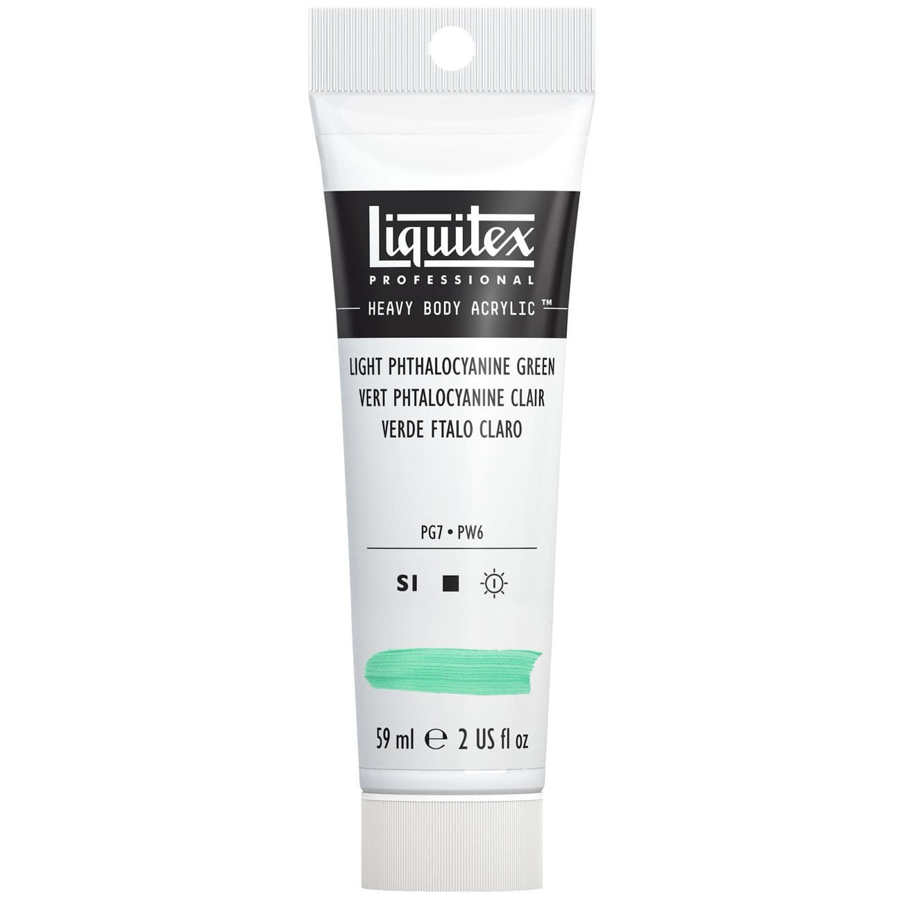 Tinta Acrílica Liquitex Heavy Body S1 313 Light Phthalo Green Row 59ml