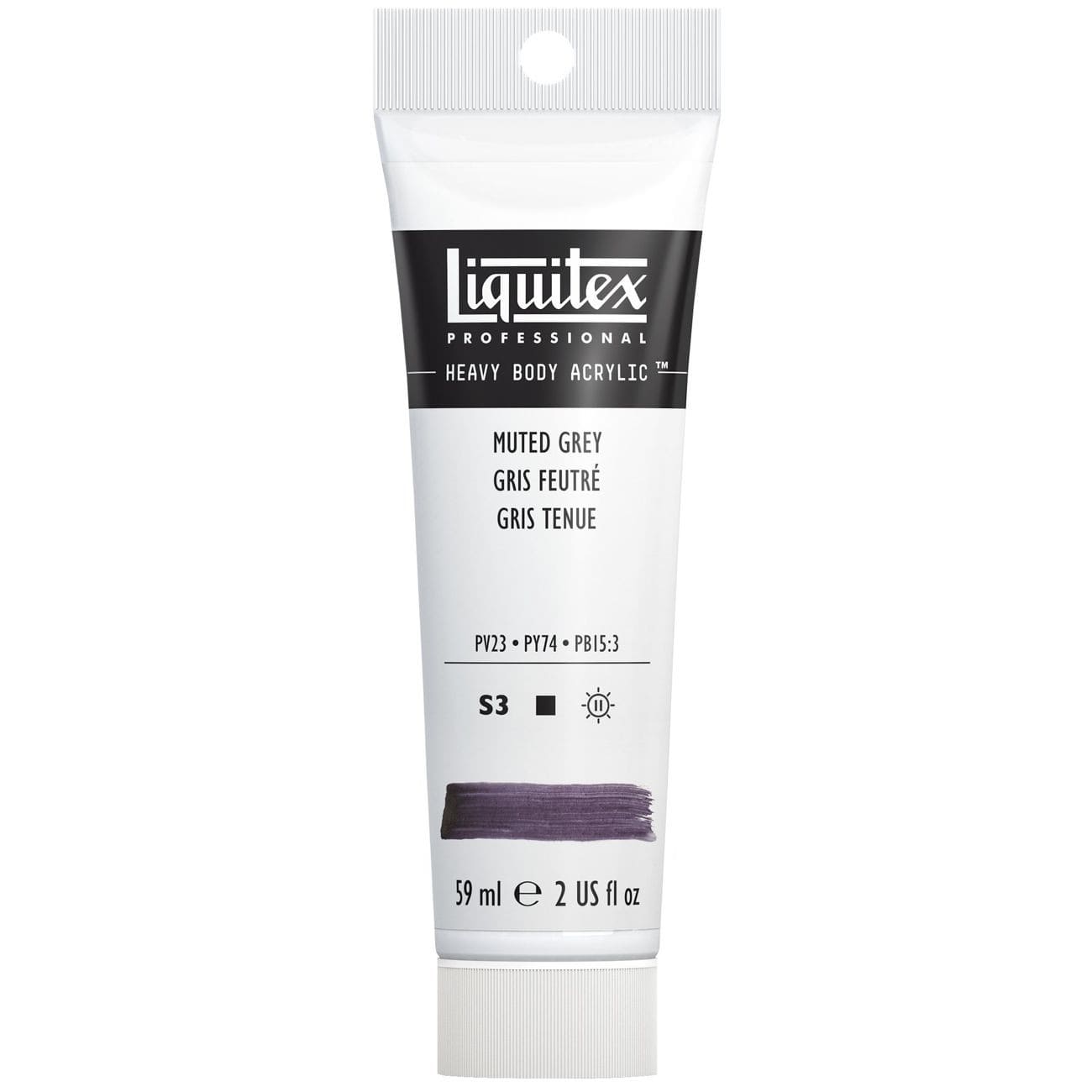 Tinta Acrílica Liquitex Heavy Body 505 Muted Grey 59ml