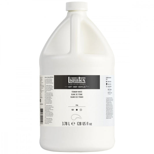 Tinta Acrílica Liquitex Soft Body 3,78L S1 432 Titanium White