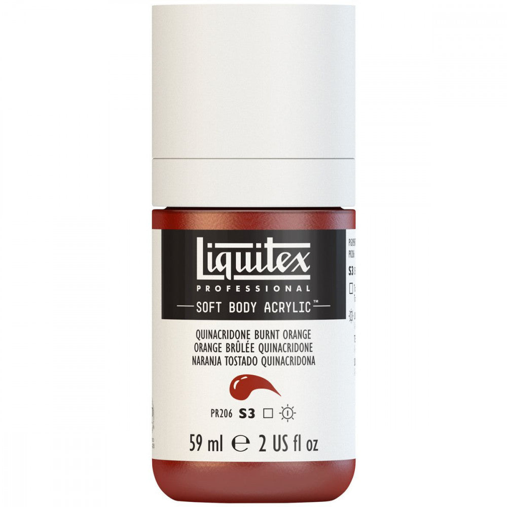Tinta Acrílica Liquitex Soft Body 59ml S3 108 Quinacridone Burnt Orange