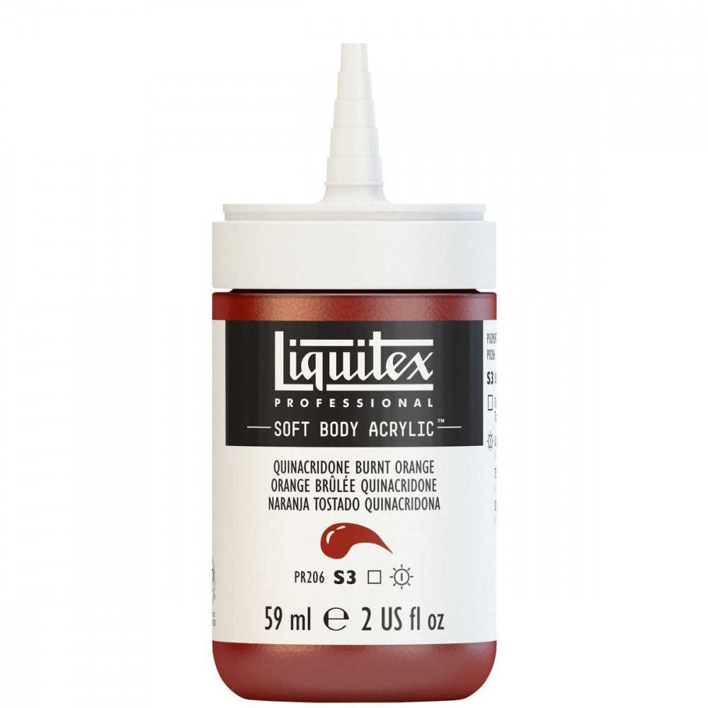 Tinta Acrílica Liquitex Soft Body 59ml S3 108 Quinacridone Burnt Orange
