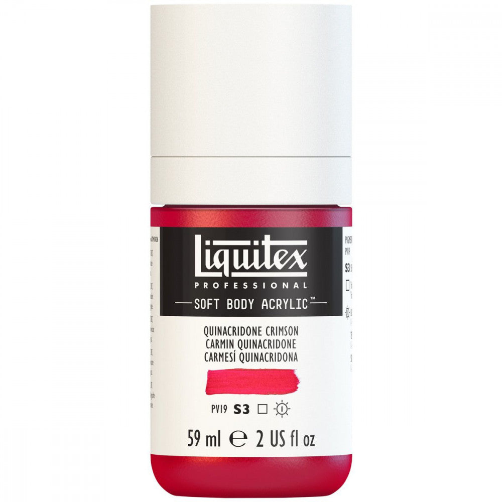 Tinta Acrílica Liquitex Soft Body 59ml S3 110 Quinacridone Crimson