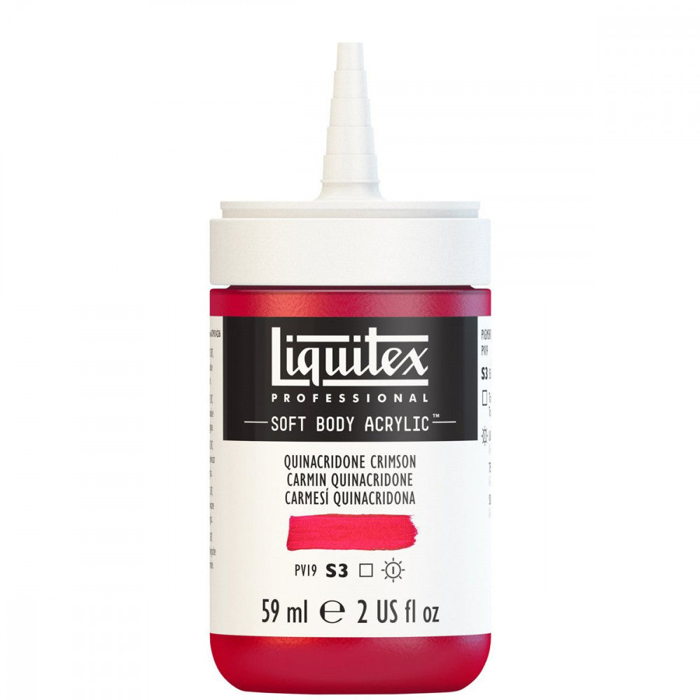 Tinta Acrílica Liquitex Soft Body 59ml S3 110 Quinacridone Crimson