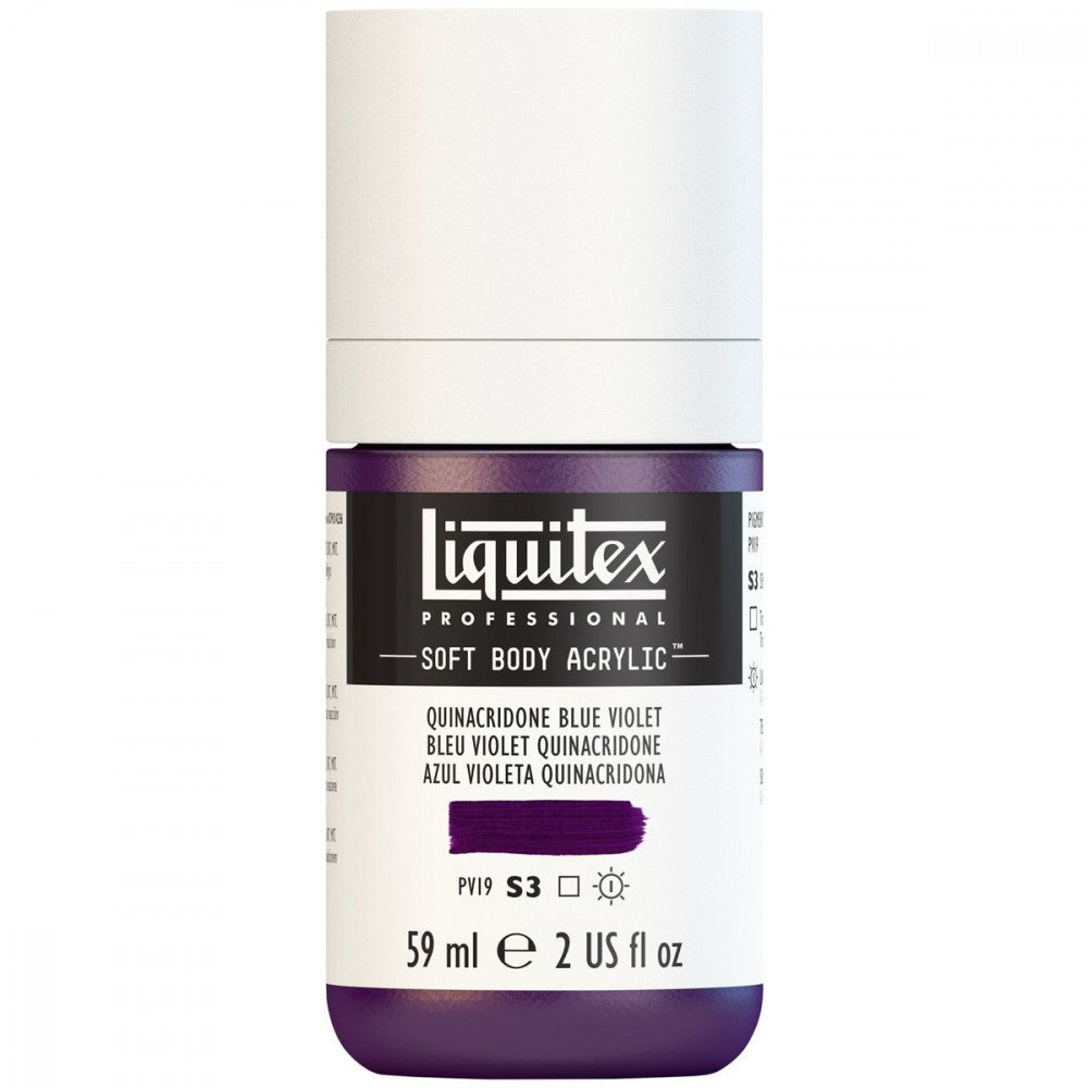 Tinta Acrílica Liquitex Soft Body 59ml S3 118 Quinacridone Blue Violet