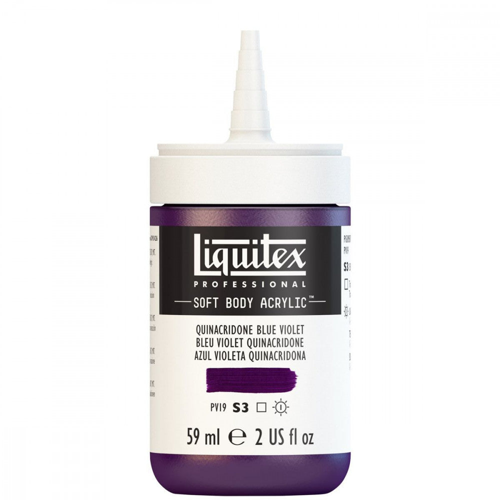 Tinta Acrílica Liquitex Soft Body 59ml S3 118 Quinacridone Blue Violet