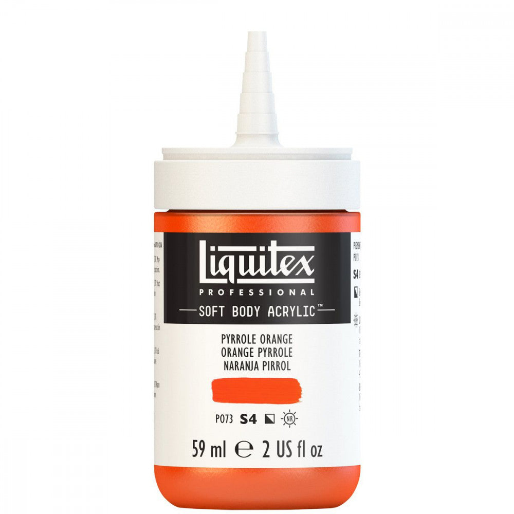 Tinta Acrílica Liquitex Soft Body 59ml S4 323 Pyrrole Orange