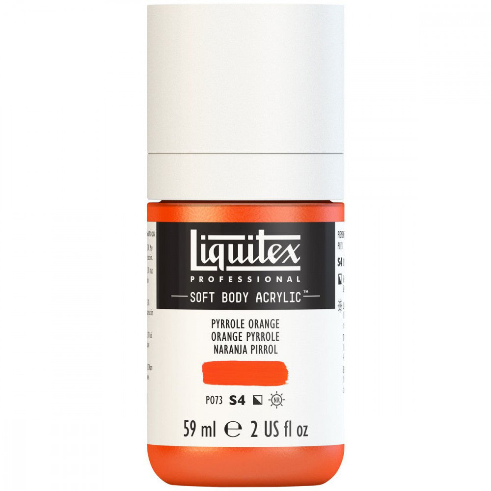 Tinta Acrílica Liquitex Soft Body 59ml S4 323 Pyrrole Orange