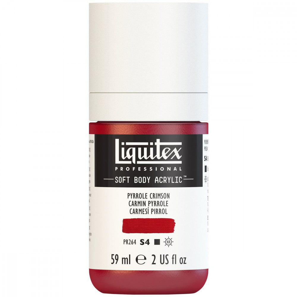 Tinta Acrílica Liquitex Soft Body 59ml S4 326 Pyrrole Crimson